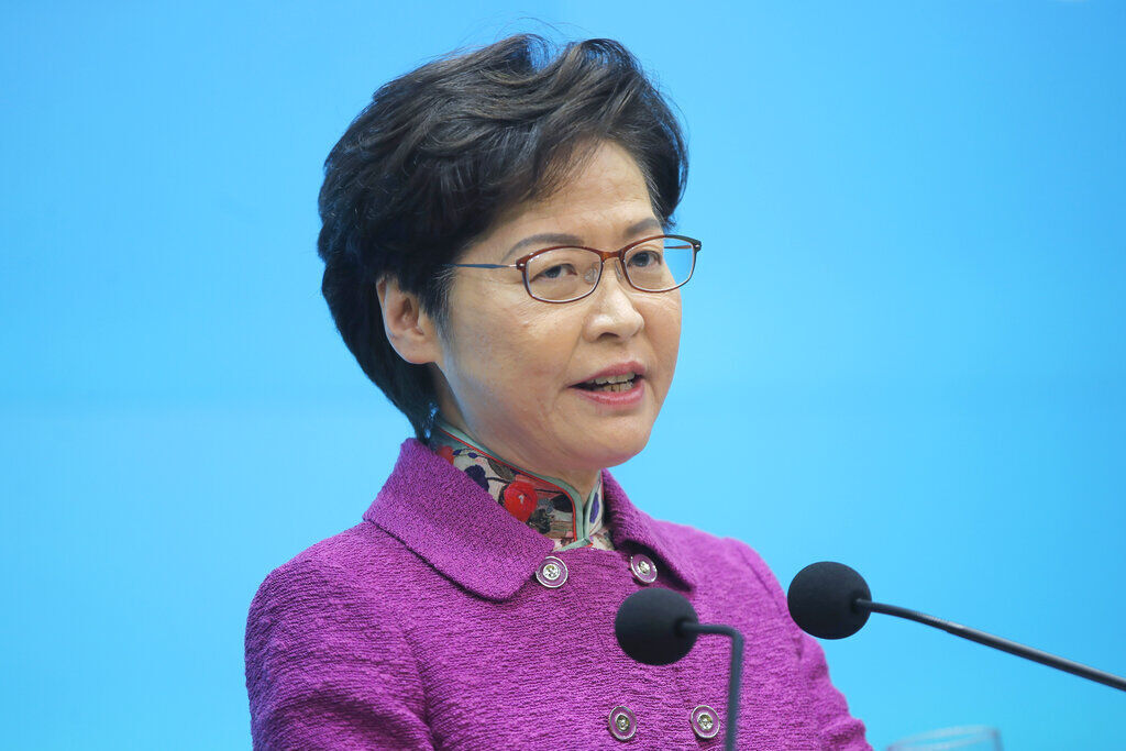 APTOPIX Hong Kong Policy Address